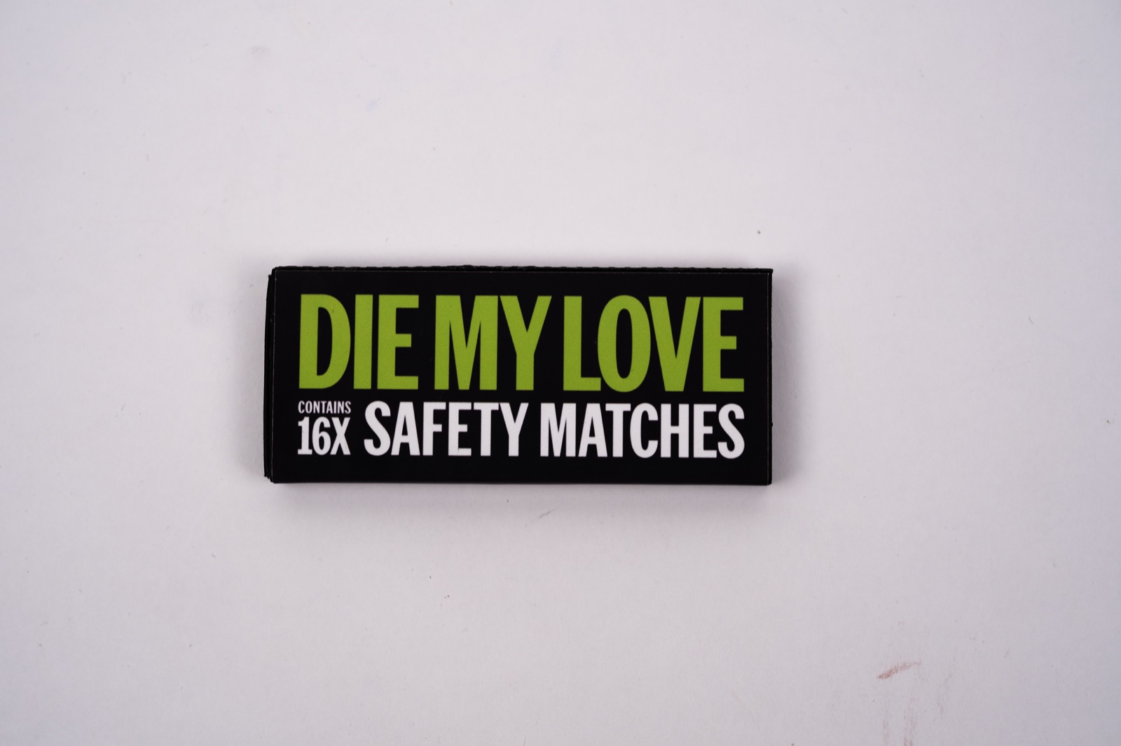 Reference photography: Die My Love matchbox