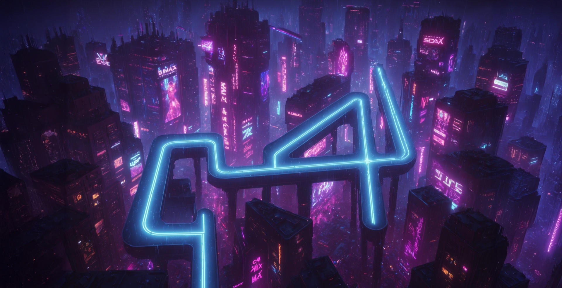 Cyber Berry Blue — WORLD 02 · THE CITY