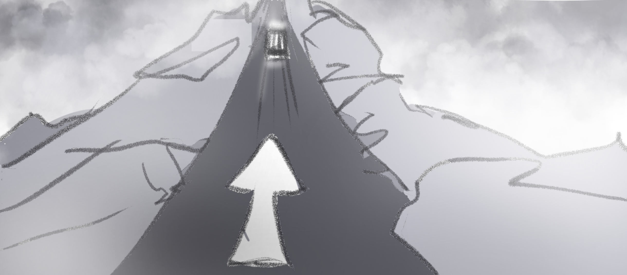 Walking with Giants — Mirror Reflection